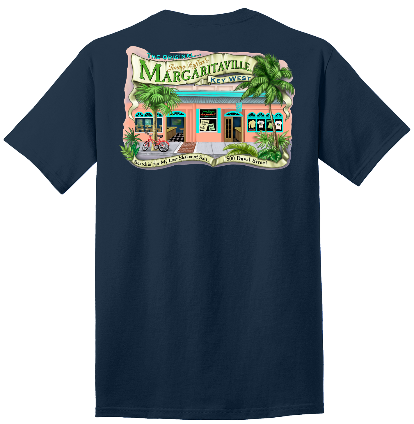 Key West Storefront Tee - Navy