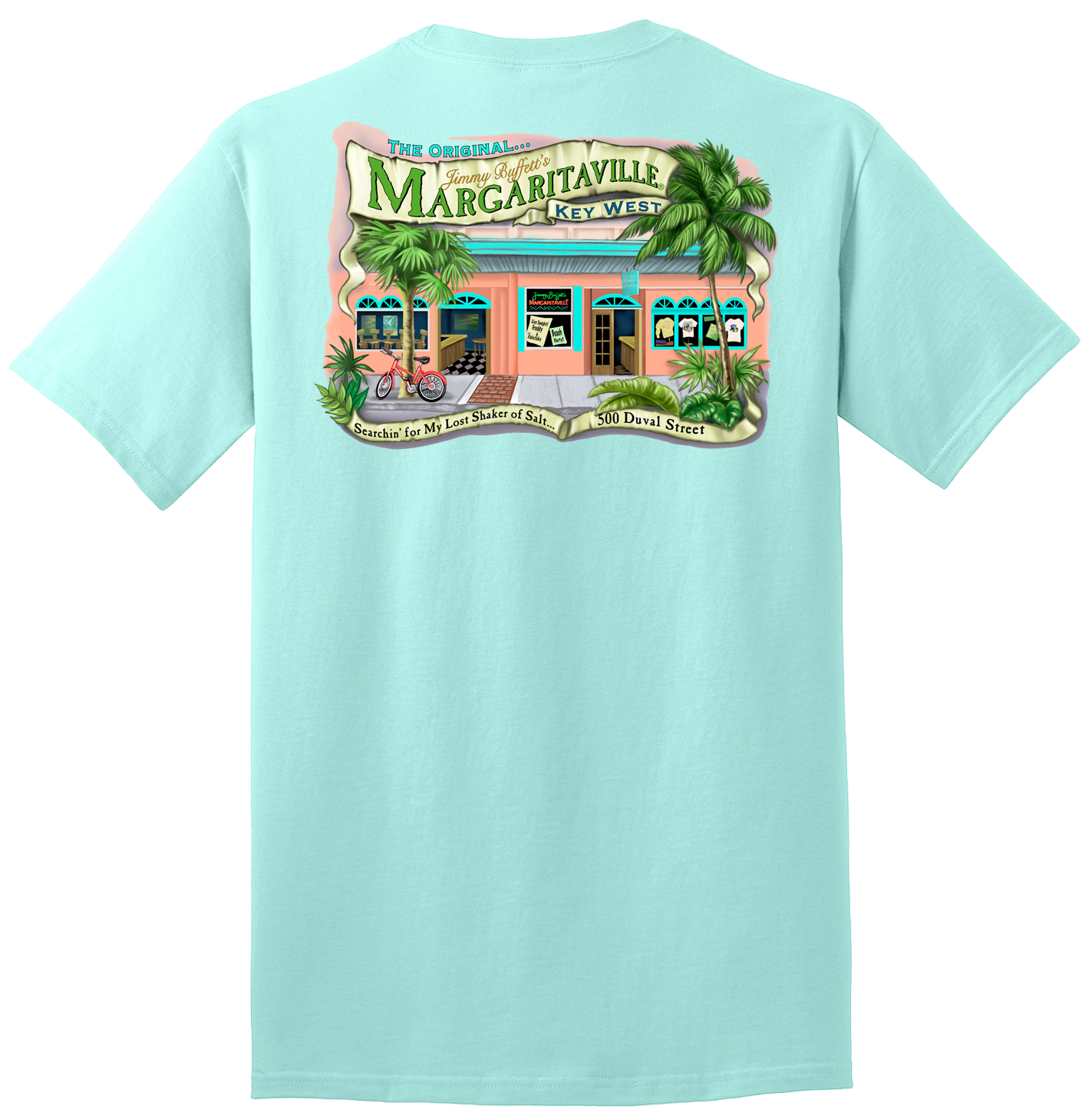 Key West Storefront Tee - Celadon