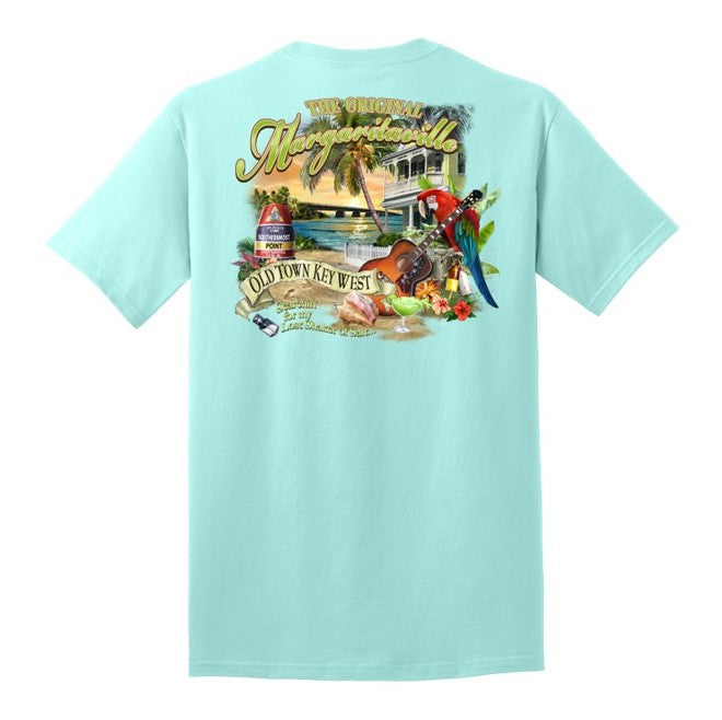 The Original Margaritaville Tee - Celedon
