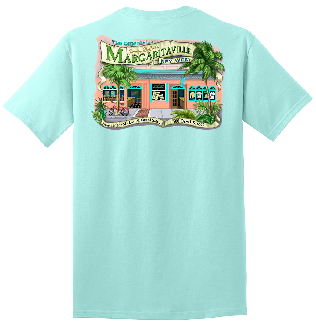 Key West Storefront Tee - Celadon