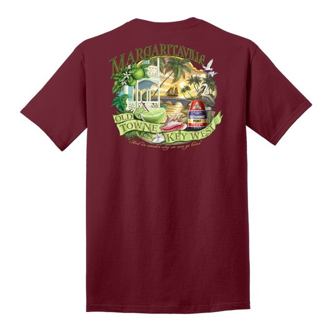 Old Towne Key West Tee - Cardinal